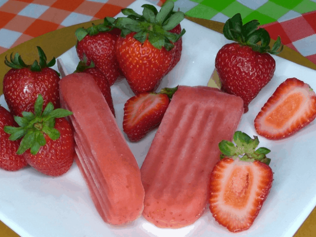 Paleta de Fresa